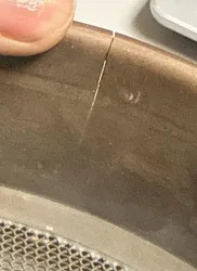 Endecotts #16 Brass 8" Laboratory Test Sieve with 1.18 mm Aperture, 2 of 2