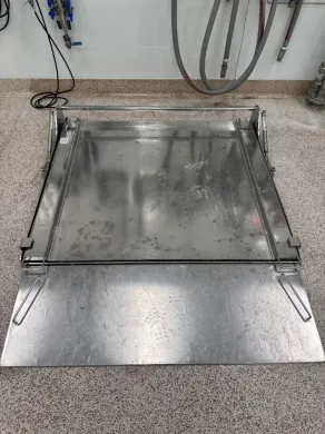 Sartorius IFXS4-1500NN-L Industrial Floor Scale with Integrated Ramp and Digital Terminal