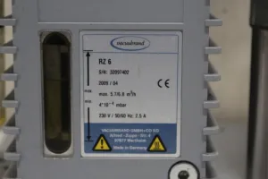 Vacuubrand RZ6 Rotary Vane Vacuum Pump with Integrated Cold Trap, 2 of 2
