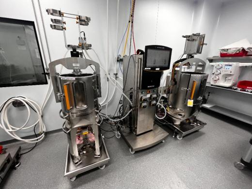 Sartorius BIOSTAT STR Single-Use Bioreactor with 50L and 200L Bag Holders and Integrated Control-cover