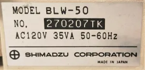 Shimadzu BLW-50 Cooling Blower for Thermogravimetric Analysis, 4 of 4