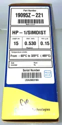 Agilent HP-1/SIMDIST 15M x 0.53mm x 0.15µm Capillary Gas Chromatography Column, 10 of 11