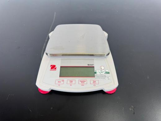 OHAUS Scout SPX2201 Portable Digital Analytical Balance with Stainless Steel Platform-cover