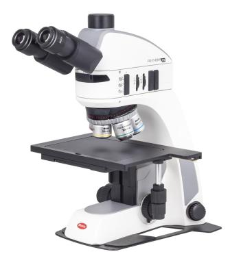 Motic Panthera TEC-BD/DF/RL Trinocular Upright Industrial Microscope, 3x2 Stage-cover