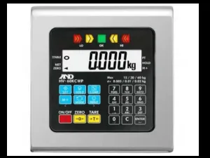 A&D HV-60KCWP Multi-Interval Platform Scale with IP65 Protection, 2 of 2