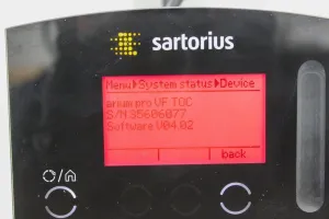 Sartorius H20PRO-VF-B-TOC Ultrapure Water Purification System with UV and Ultrafiltration, 6 of 12