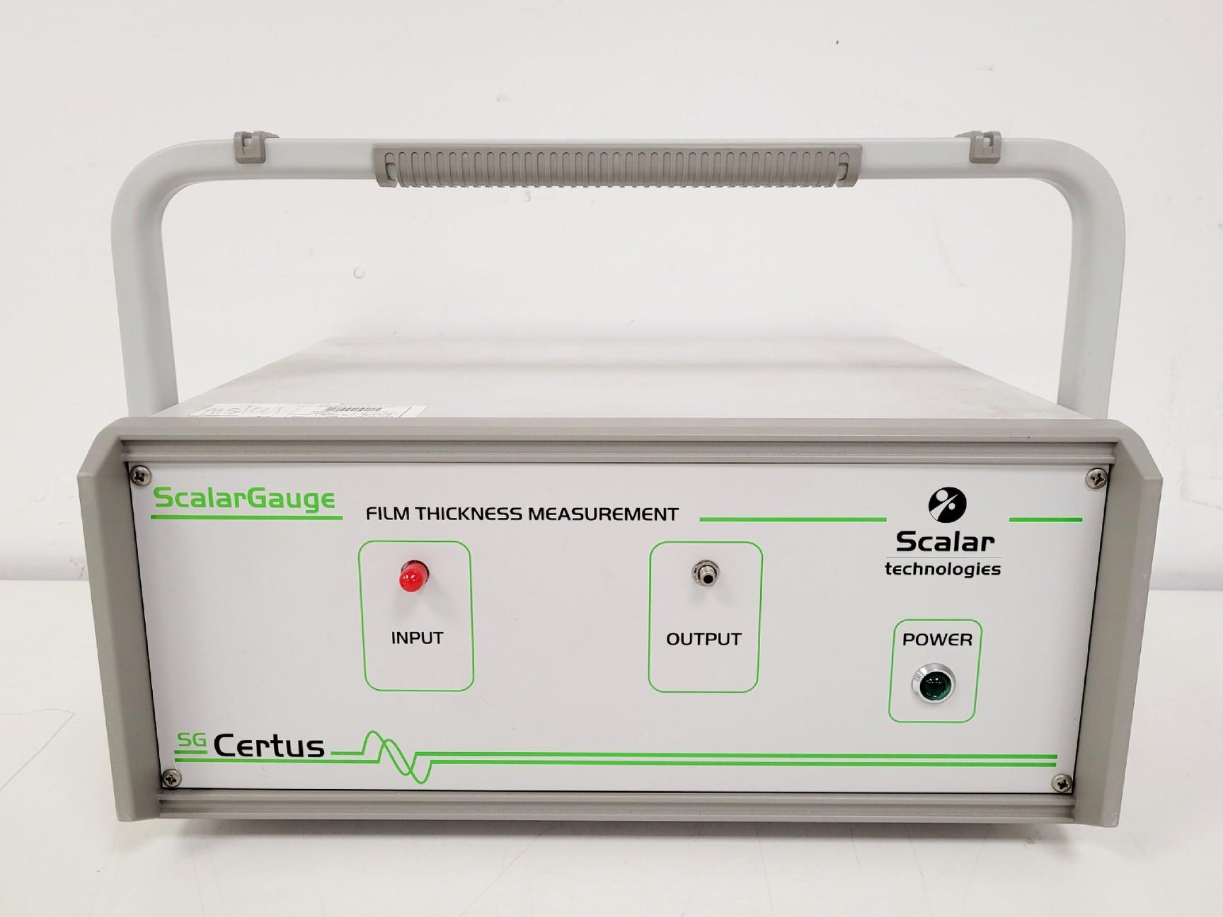 Scalar Technologies SG-Certus ScalarGauge Film Thickness Measurement Device