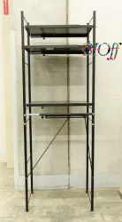 9736 Black Storage Rack 60 × 40 × 170 cm, 4 of 4