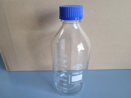 Reagent Simax bottle with screw GL45 1000ml - Pack of 10-cover