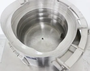 R-Tech Vibratory Bowl Feeder for Parts Handling, Variable-Amplitude Control, Stainless Steel/Aluminum, 7 of 9
