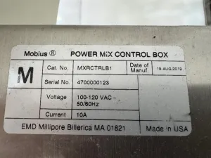 Millipore Mobius PowerMix Plastic Single-Use Mixing Tanks with Integrated Control Box, 4 of 4
