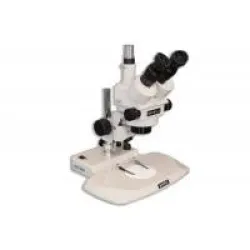 Meiji EMZ-5TR Trinocular Zoom Stereo Microscope with PKL-1 LED Pole Stand and MA502 10x Eyepieces, 5 of 5