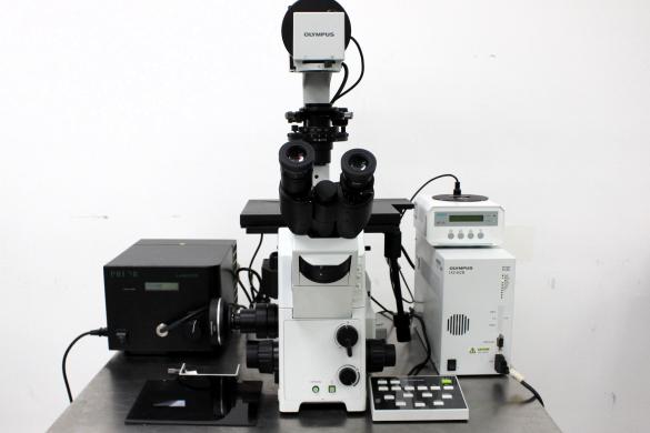 Olympus 1X71 Inverted Microscope with Relief Contrast and Fluorescence Capability-cover