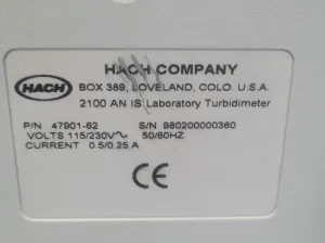 HACH LANGE 2100AN IS Turbidimeter, 6 of 7