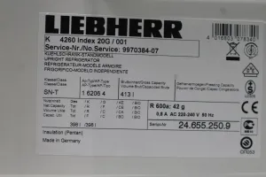 Liebherr K 4260 Freestanding Laboratory Refrigerator for Biotech Storage, 3 of 3