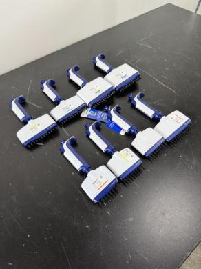 Rainin Pipet-Lite XLS Multichannel Pipette Set (8 units) for Precision Liquid Handling-cover