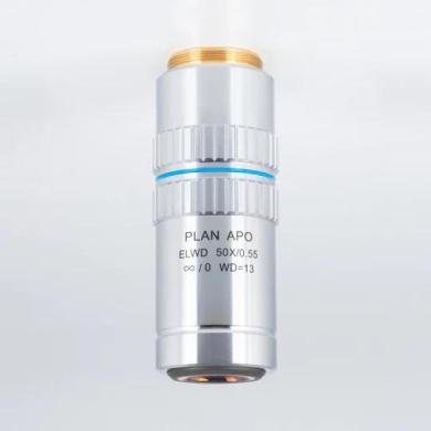 MOTIC Plan Apochromat ELWD 50X/0.55 Microscope Objective with 13 mm Working Distance-cover