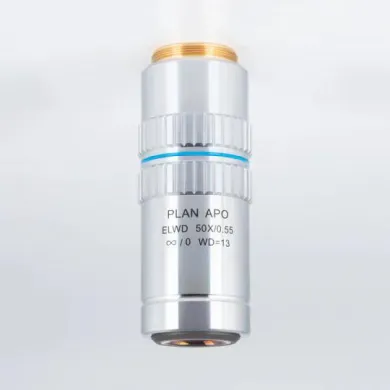 MOTIC Plan Apochromat ELWD 50X/0.55 Microscope Objective with 13 mm Working Distance