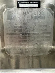 Walker Stainless 66 Gallon Jacketed Reactor with Lightnin Mixer and Agitator Motor, 2 of 4