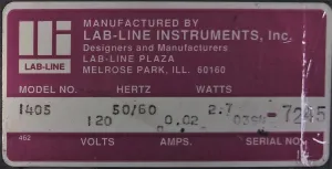 Lab-Line 1405 KwikSet Lab-Chron Precision Laboratory Timer, 9 of 10