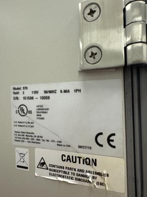 Thermo Forma Steri-Cycle Double Stack CO2 Incubator-cover