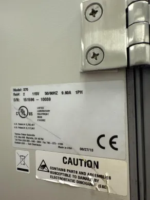 Thermo Fisher Scientific Steri-Cycle Double Stack CO2 Incubator Model 370