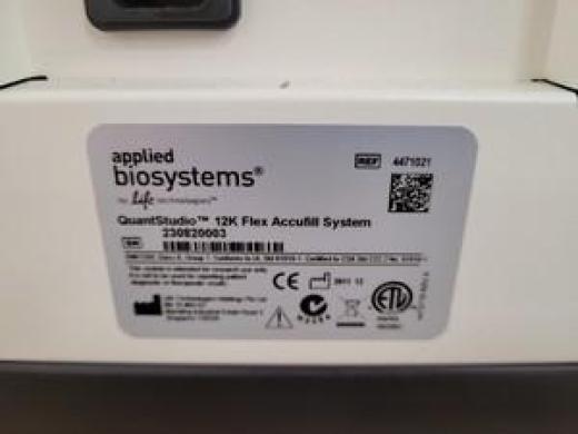 Applied Biosystems QuantStudio 12K Flex Accufill System Lab-cover