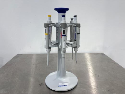 Eppendorf Research Plus Single-Channel Adjustable Pipette Set with Stand-cover