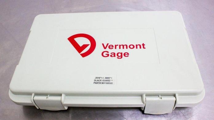 Vermont Gage 901100500 Standard Class ZZ Black Guard Pin Gage Set 0.2510–0.5000 Inch Range-cover