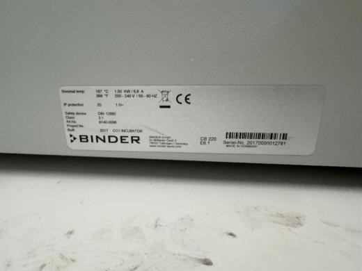Binder CB 220 Precision Digital Control Laboratory Drying Oven-cover