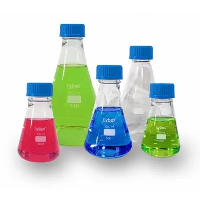 Benchmark B3110-125 hybex Erlenmeyer Flask, 125ml, case of 12