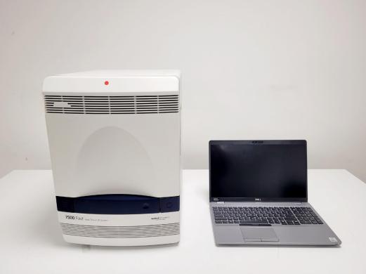 Applied Biosystems 7500 Fast Real-Time PCR Machine w/ Laptop & Software-cover