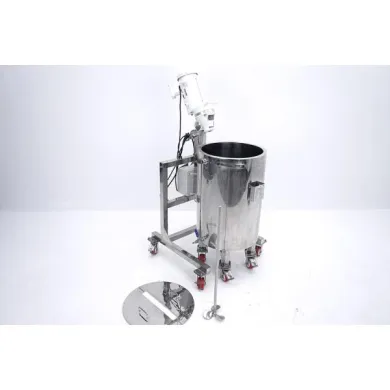 Sharpe Mixers Model G-075A Propeller 2700rpm 100L Jacketed SS Tank