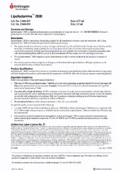 Invitrogen Lipofectamine 2000, 2 of 2