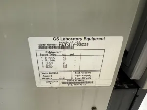 Harris Classic HLT-21V-85E29 -80°C Ultra Low Temperature Laboratory Freezer, 2 of 2