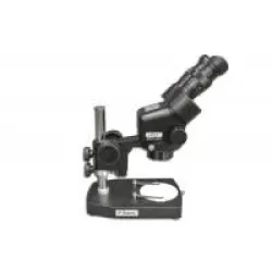 Meiji EMZ-5 Stereo Microscope with Standard Pole Stand P/BLACK, 2 of 4