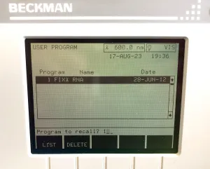 Beckman DU-520 UV-Visible Spectrophotometer with 190-1100 nm Wavelength Range, 8 of 14