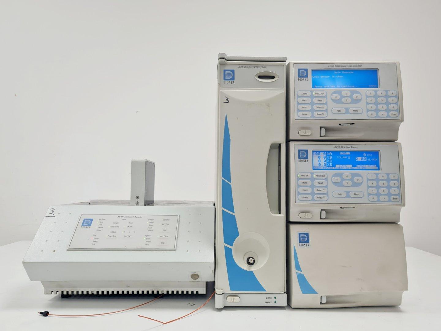 Dionex LC25, ED50, GP50, AS40 IC Ion Chromatography System