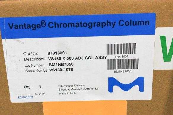 Millipore Vantage S2 VS 180 x 500 Preparative Chromatography Column for Protein Purification-cover