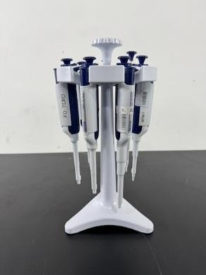 Rainin Pipet-Lite XLS Single Channel Pipettes with Stand - Set of 7-cover