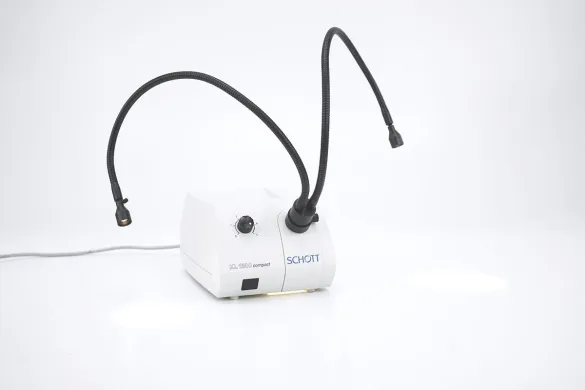 SCHOTT KL 1500 Compact Cold Light Source with Duplex Light Guide, 150 W