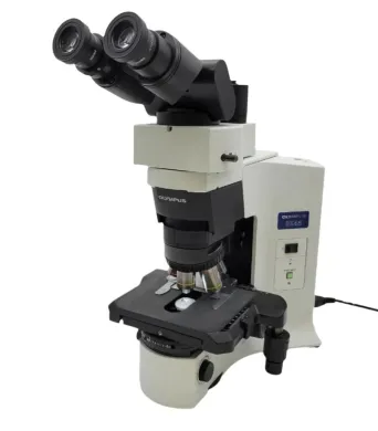 Olympus BX45 Pathology Microscope with Fluorite Objectives and Camera Port