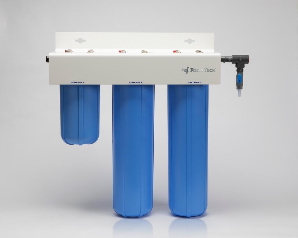 Hydra Big Blue High Capacity Deionized Water System with Multi-Stage Cartridge Filtration