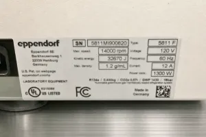 Eppendorf 5810R Refrigerated Benchtop Centrifuge for Temperature-Controlled Sample Processing, 13 of 13