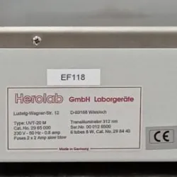 Herolab UVT-20 M Refurbished UV and White Light Transilluminator with Optical Filter, 5 of 5