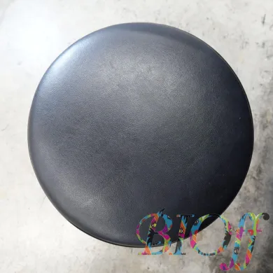 5867 Black Laboratory Stool with Adjustable Height and Casters