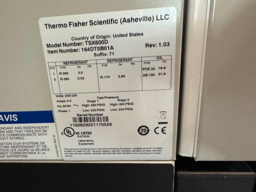 Thermo Scientific TSX600D Ultra Low Temperature Freezer with V Drive Technology-cover