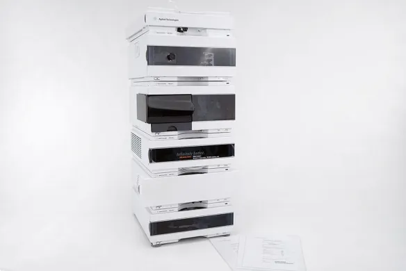 Agilent 1260 Infinity HPLC System with G1365D, G1316A, G1330B, G1329B, and G1311C Modules