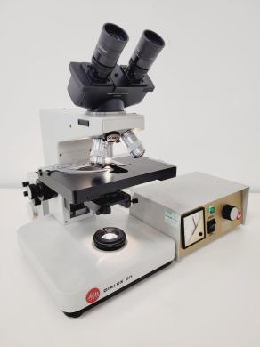 Leitz Wetzlar Dialux 20 Microscope with Objectives-cover