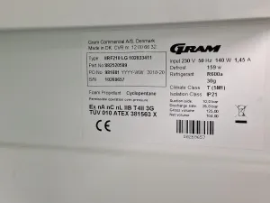 Gram Vio Compact 610 Laboratory Refrigerator, 4 of 4